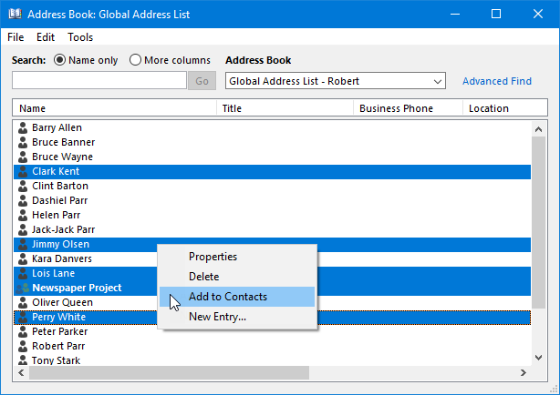 sync mac address book with outlook 2016 for mac